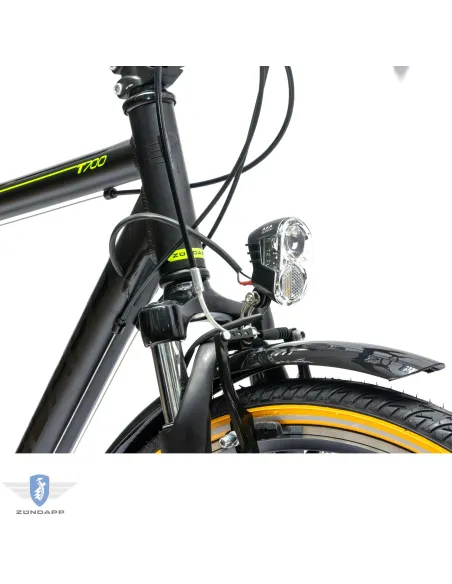 Rower Męski Trekkingowy 28" Aluminium SHIMANO Amortyzacja Bagażnik Światła