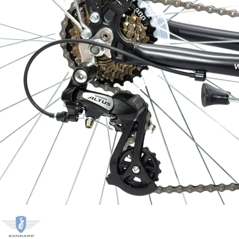 Rower Męski Trekkingowy 28" Aluminium SHIMANO Amortyzacja Bagażnik Światła