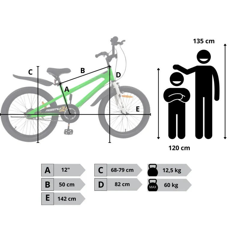 Rower Dziecięcy 20 Stal U-Brake Błotniki Dzwonek Stopka Odblaski Osłona