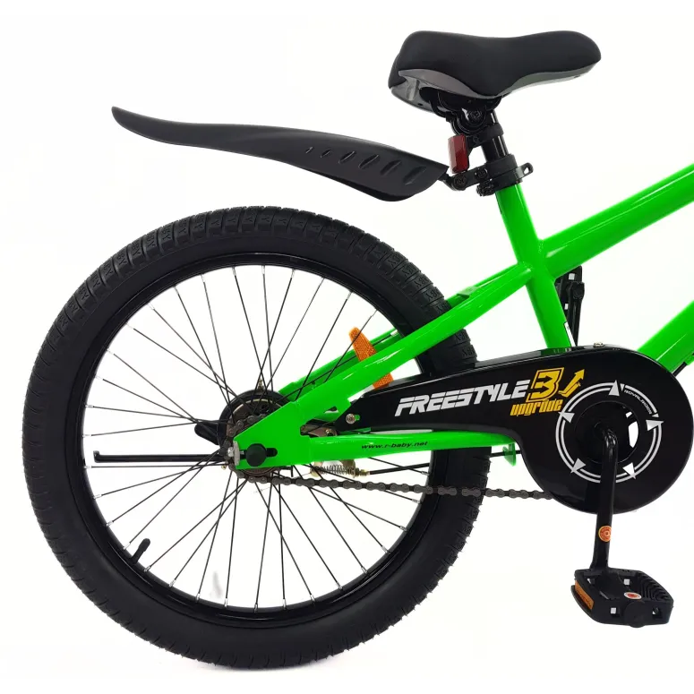 Rower Dziecięcy 20 Stal U-Brake Błotniki Dzwonek Stopka Odblaski Osłona