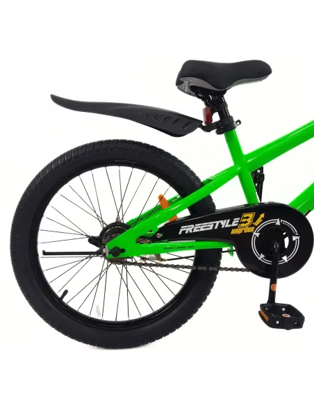 Rower Dziecięcy Koła 20" Chłopięcy Błotniki Stopka Dzwonek Osłona Odblaski