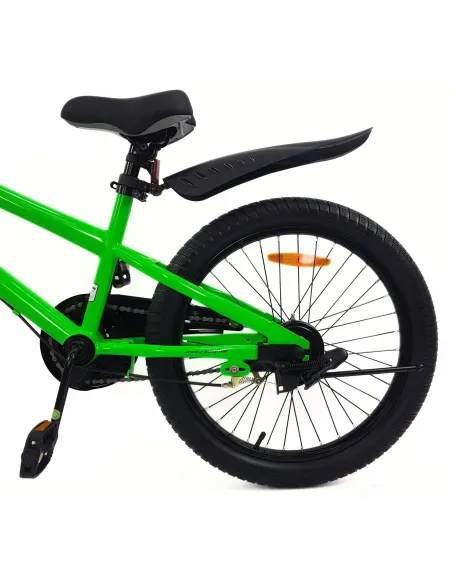 Rower Dziecięcy Koła 20" Chłopięcy Błotniki Stopka Dzwonek Osłona Odblaski