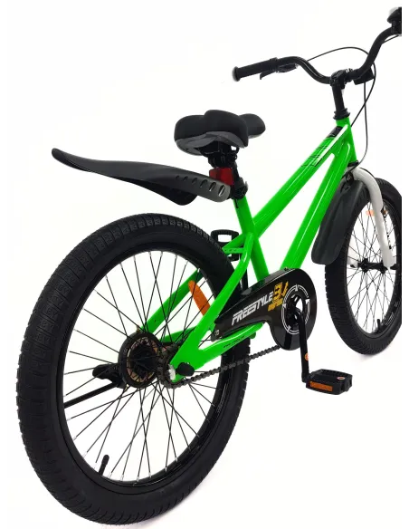 Rower Dziecięcy Koła 20" Chłopięcy Błotniki Stopka Dzwonek Osłona Odblaski