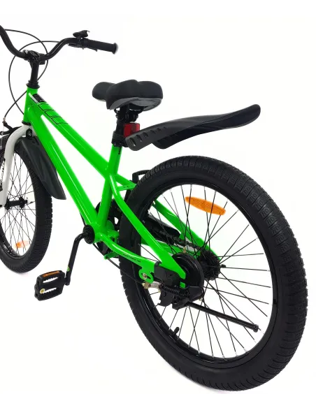 Rower Dziecięcy Koła 20" Chłopięcy Błotniki Stopka Dzwonek Osłona Odblaski