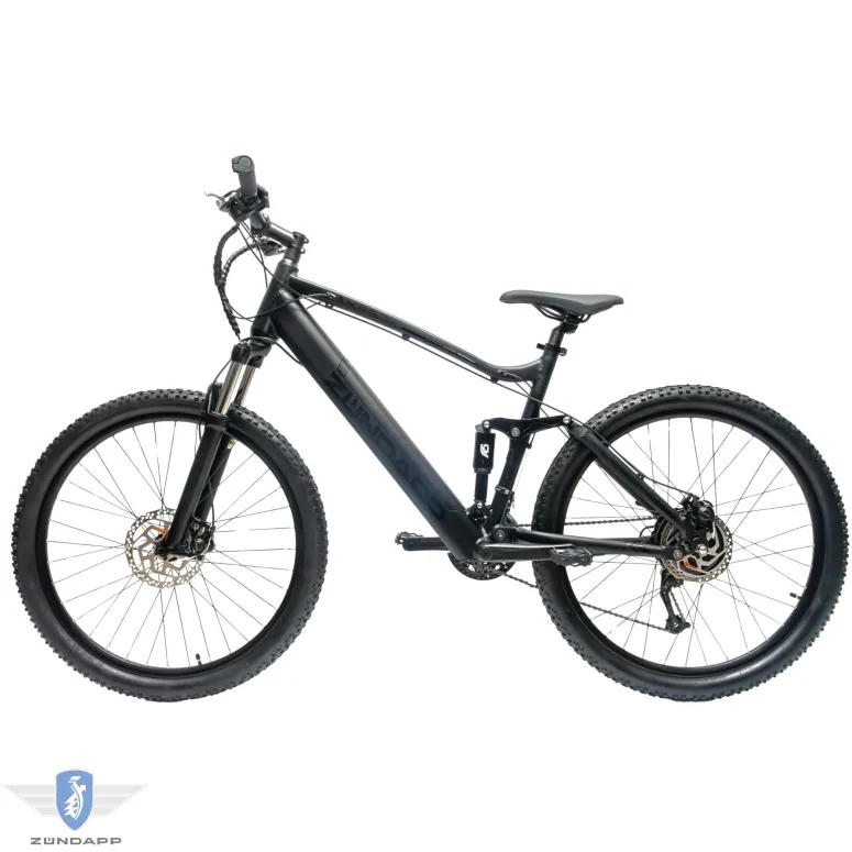 Rower Elektryczny Męski Górski 27,5" SHIMANO Tarcze 250 W LCD MTB Rapidfire