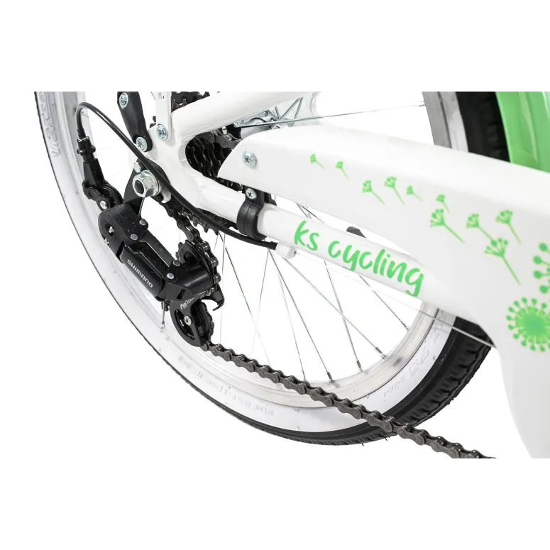Rower Dziewczęcy 24 Miejski Dziecięcy Światła Alu - 5