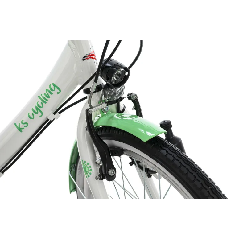 Rower Dziewczęcy 24 Miejski Dziecięcy Światła Alu - 4