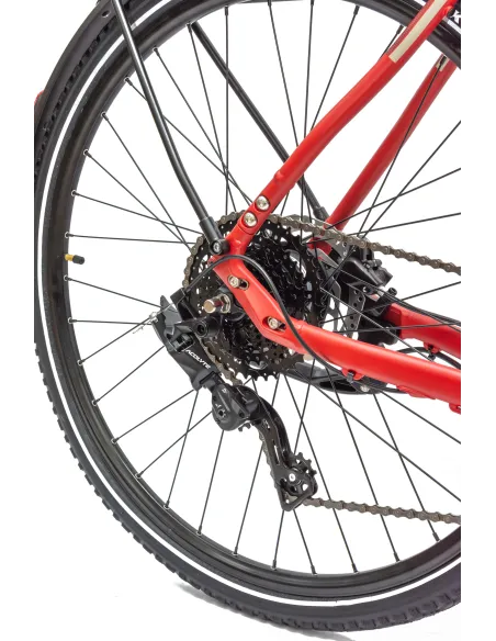 Rower Elektryczny Męski Trekkingowy 28 HEAD 250W Bafang Hydraulika Lekki