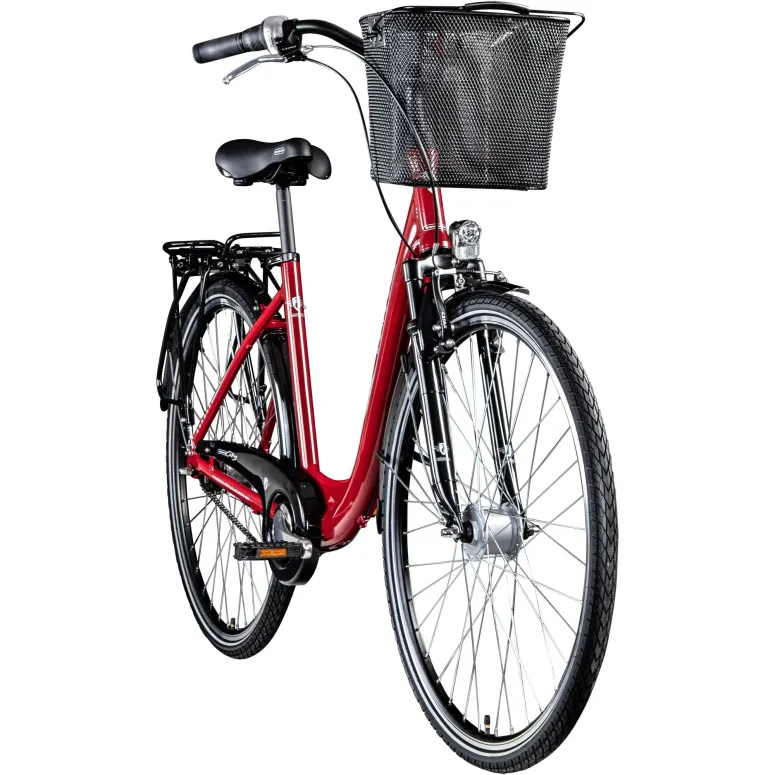 Rower Damski Miejski 28 SHIMANO Nexus Amortyzacja Błotniki Stopka Światła