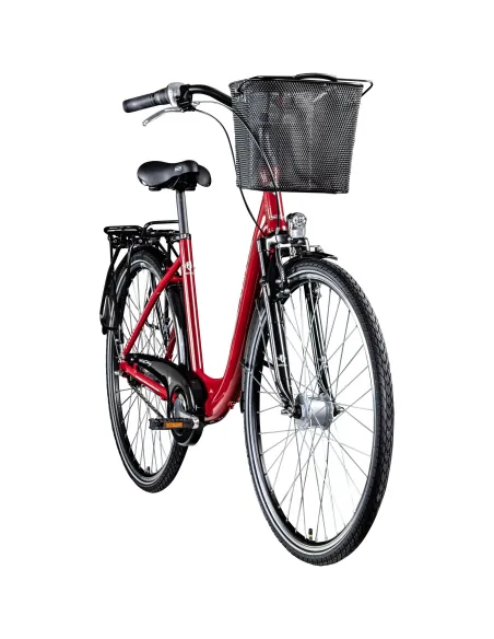 Rower Damski Miejski 28 SHIMANO Nexus Amortyzacja Błotniki Stopka Światła