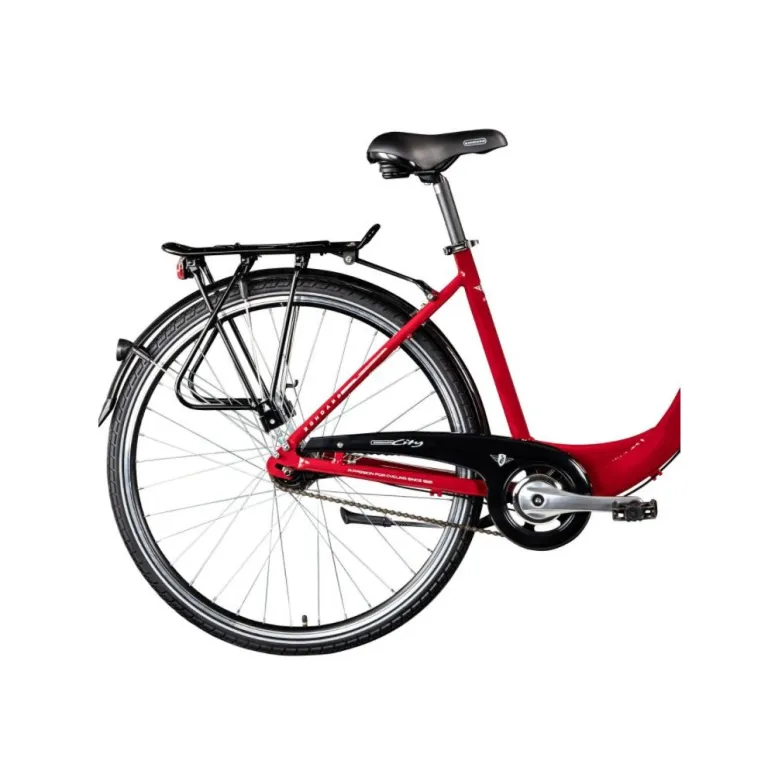 Rower Damski Miejski 28 SHIMANO Nexus Amortyzacja Błotniki Stopka Światła