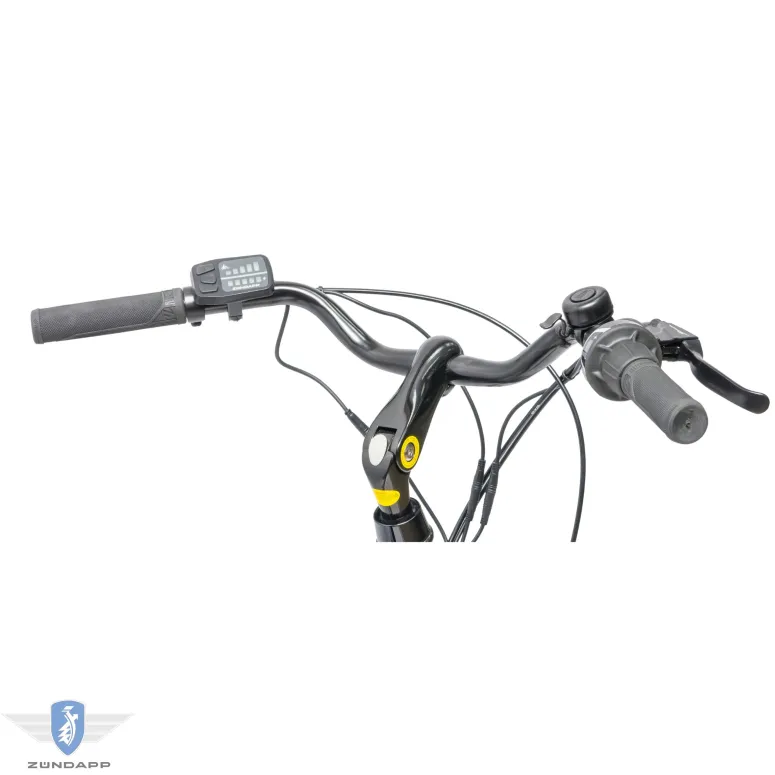 Rower Elektryczny Damski Miejski 26" SHIMANO 250 W LED Bagażnik Oświetlenie