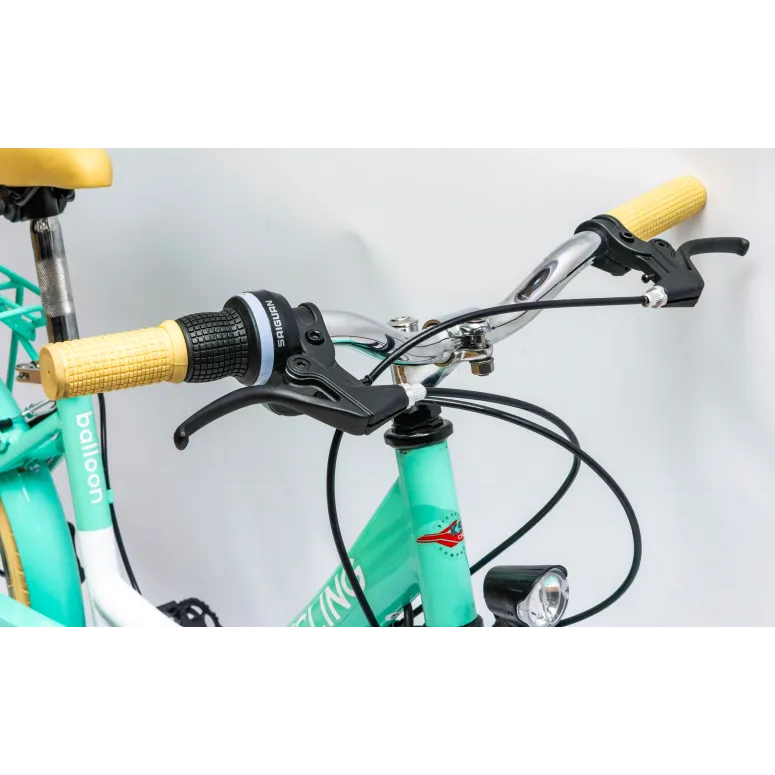 Rower Dziecięcy 20" Miejski Dziewczęcy Błotniki Bagażnik Oświetlenie Stopka