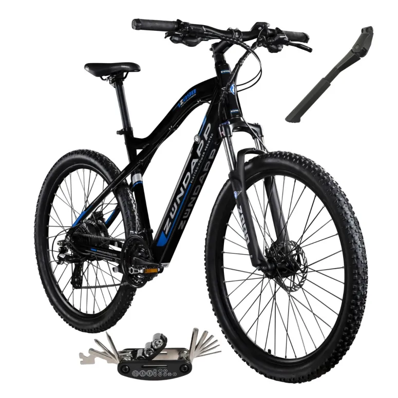 Rower Elektryczny Męski Damski Górski 27,5 MTB SHIMANO Amortyzacja 250 W