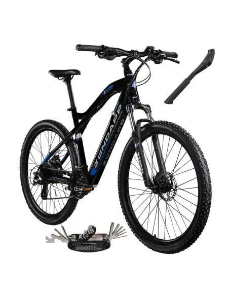 Rower Elektryczny Męski Damski Górski 27,5 MTB SHIMANO Amortyzacja 250 W