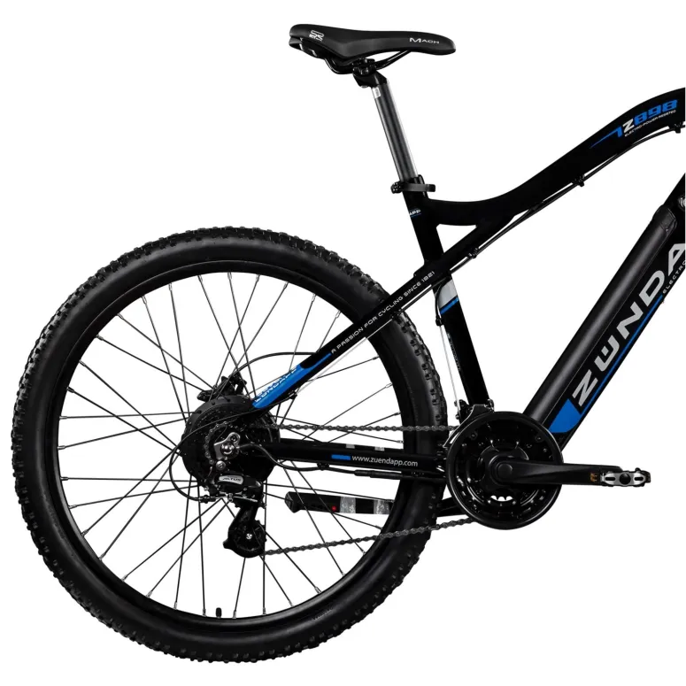 Rower Elektryczny Męski Damski Górski 27,5 MTB SHIMANO Amortyzacja 250 W