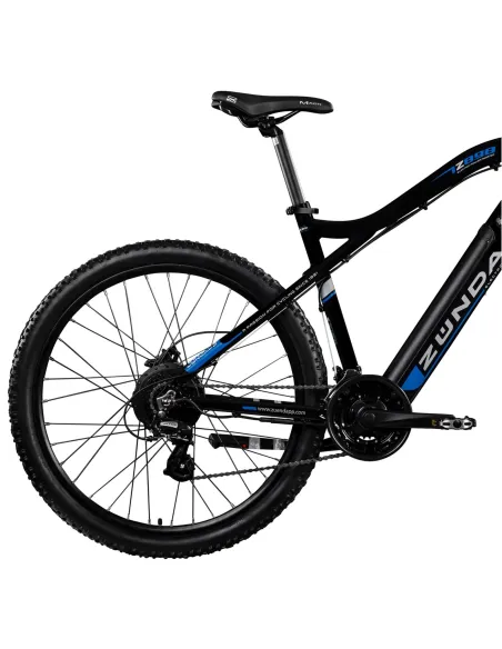 Rower Elektryczny Męski Damski Górski 27,5 MTB SHIMANO Amortyzacja 250 W