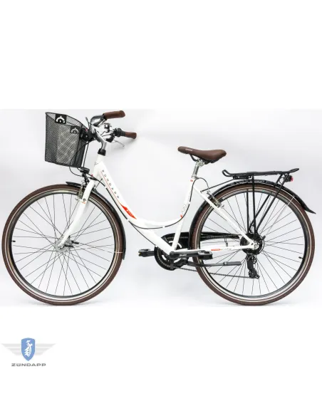 Rower Damski Miejski 28 SHIMANO Oświetlenie Dynamo Koszyk Bagażnik Błotniki