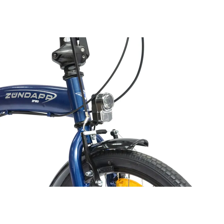 Rower Męski Damski Składany Miejski 20" SHIMANO Składak Stopka Oświetlenie