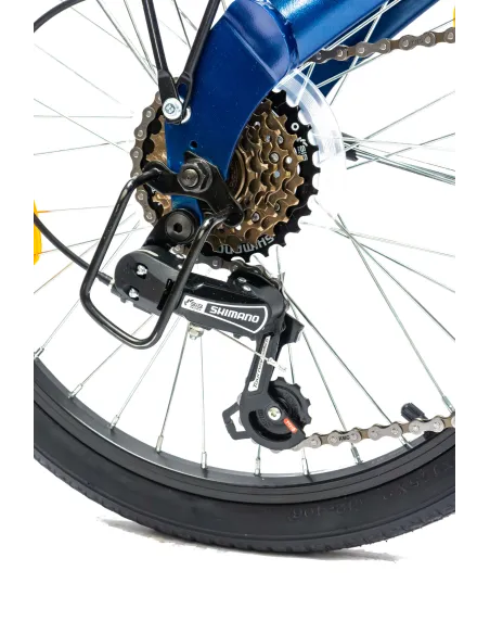 Rower Męski Damski Składany Miejski 20" SHIMANO Składak Stopka Oświetlenie