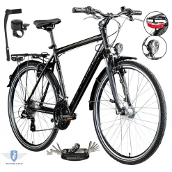 Rower Męski Trekkingowy 28 SHIMANO Altus Amortyzacja Aluminium Błotniki