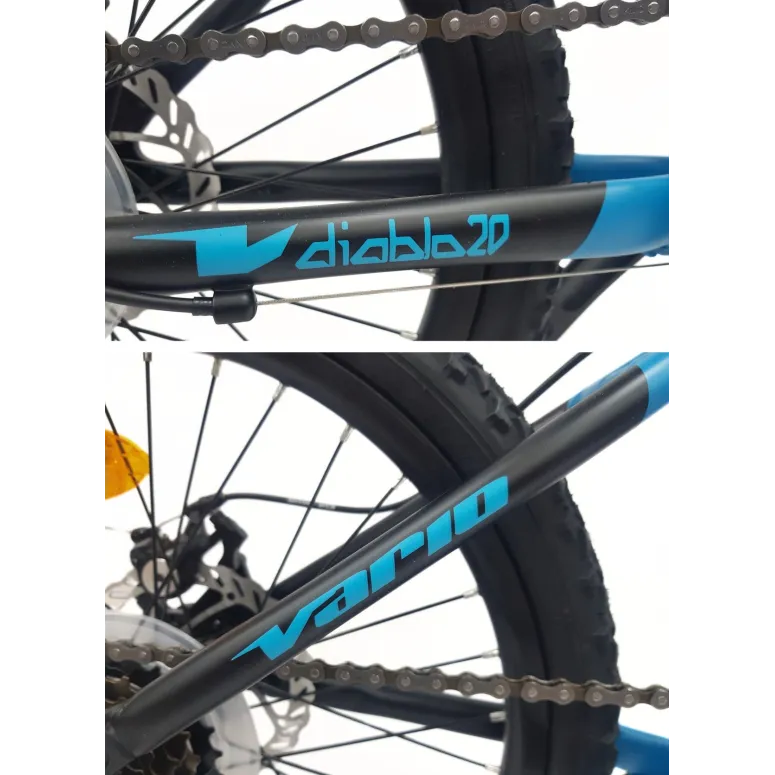 Rower Dziecięcy 20" Alu tarcze Tourney Revo 6-biegów Światła Odblaski Lekki