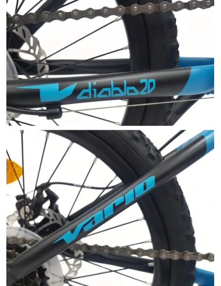 Rower Dziecięcy 20" Alu tarcze Tourney Revo 6-biegów Światła Odblaski Lekki