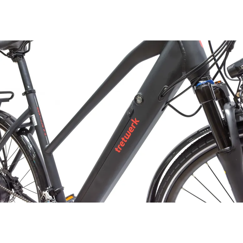 Rower Elektryczny Damski Trekkingowy Koła 28" Shimano 250W Amory Hydraulika