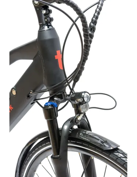 Rower Elektryczny Damski Trekkingowy Koła 28" Shimano 250W Amory Hydraulika