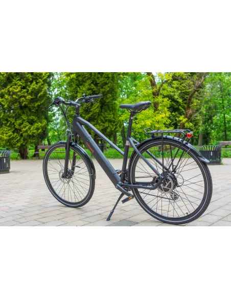 Rower Elektryczny Damski Trekkingowy Koła 28" Shimano 250W Amory Hydraulika