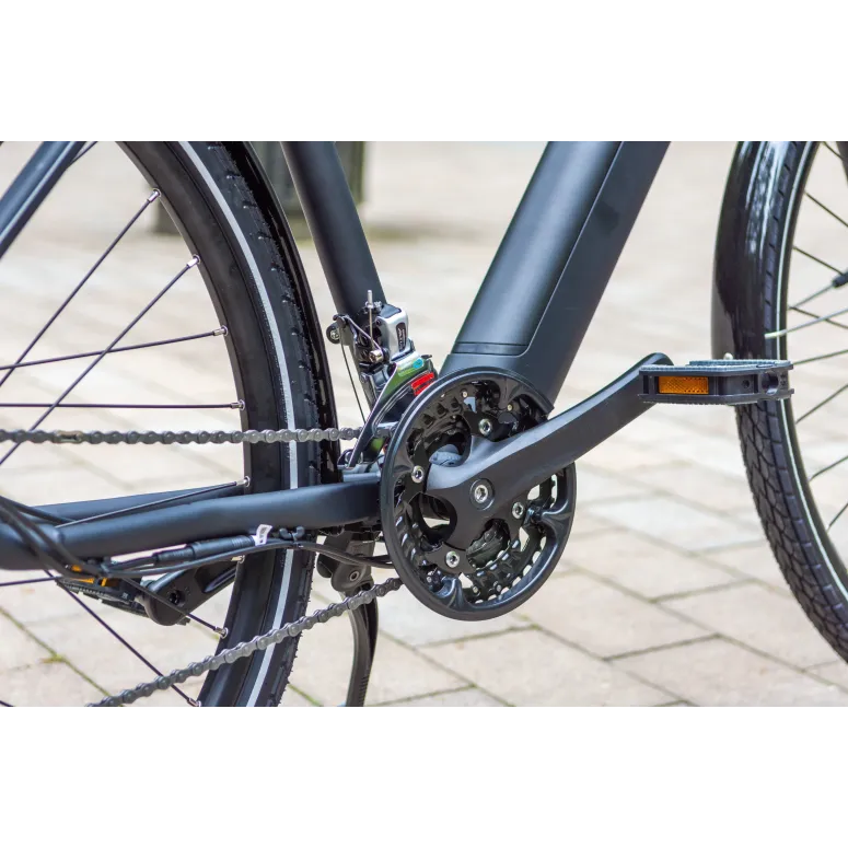 Rower Elektryczny Damski Trekkingowy Koła 28" Shimano 250W Amory Hydraulika