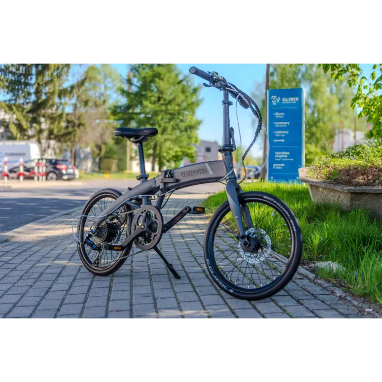 Rower Elektryczny Składany Koła 20" Męski Damski Składak 250 W ALU SHIMANO