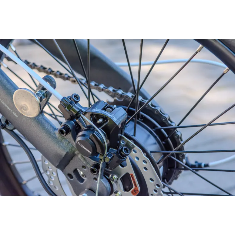 Rower Elektryczny Składany Koła 20" Męski Damski Składak 250 W ALU SHIMANO