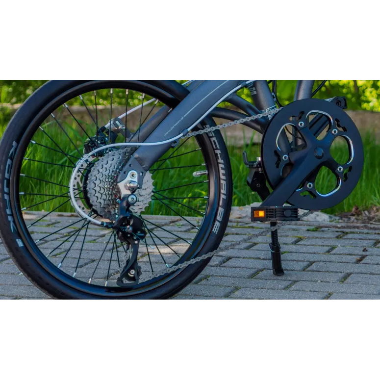 Rower Elektryczny Składany Koła 20" Męski Damski Składak 250 W ALU SHIMANO