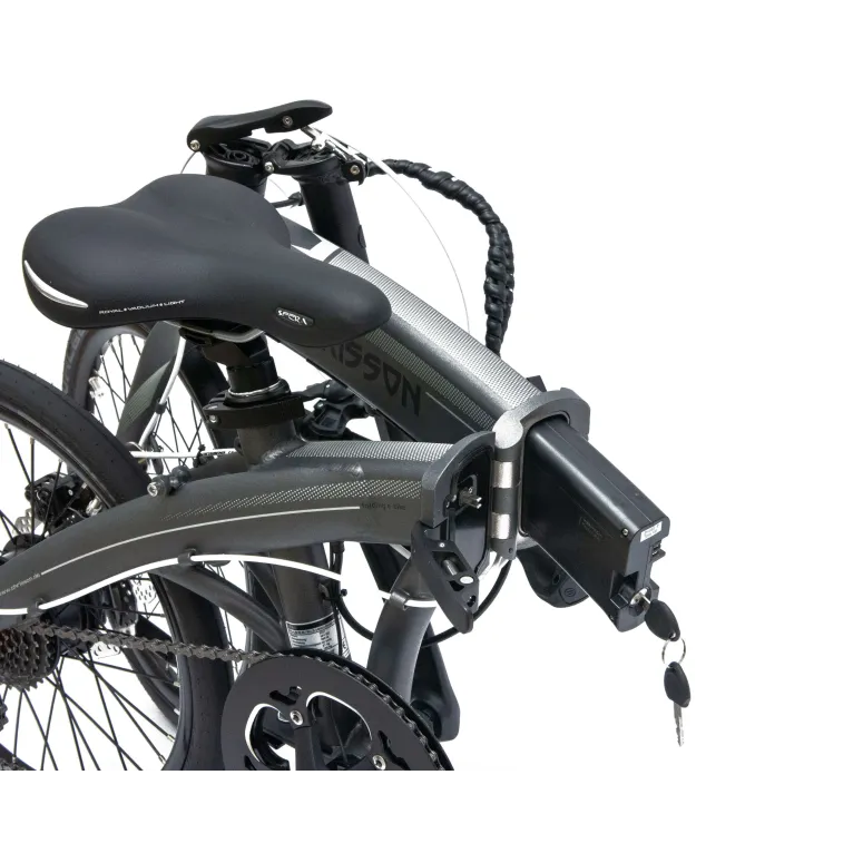 Rower Elektryczny Składany Koła 20" Męski Damski Składak 250 W ALU SHIMANO