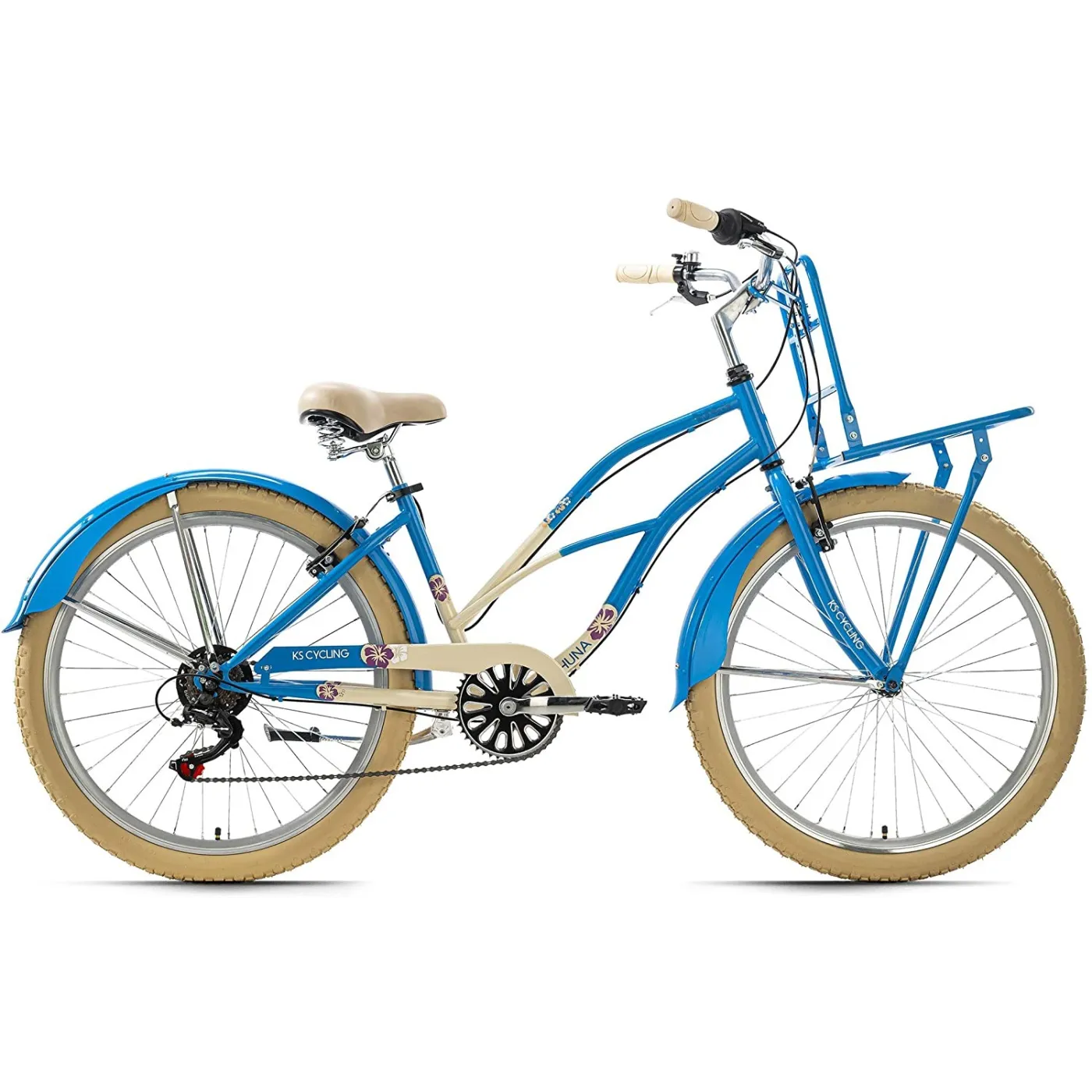 Rower Miejski Beach Cruiser 26 Damski Dziewczęcy - 1