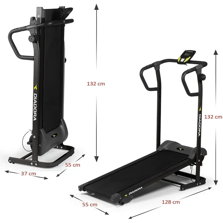 Bieżnia Magnetyczna Diadora Forty Regulacja LCD