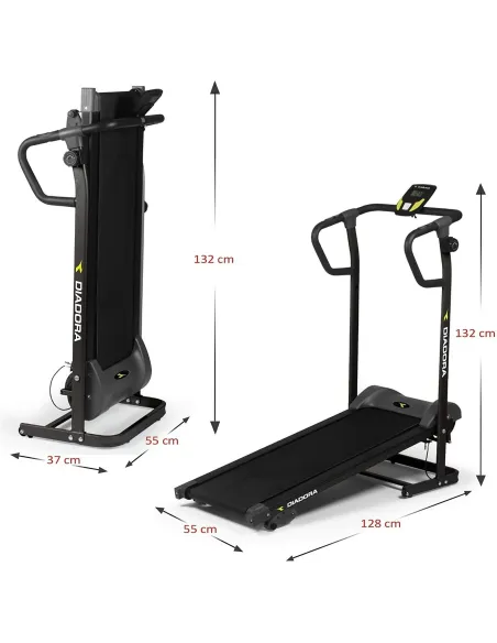 Bieżnia Magnetyczna Diadora Forty Regulacja LCD