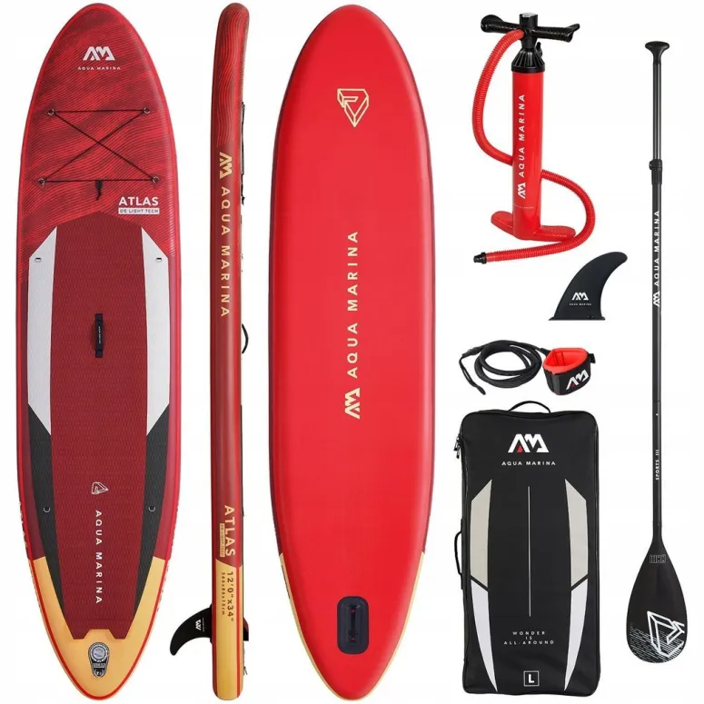 Deska SUP Aqua Marina Atlas 366cm Pompka Wiosło