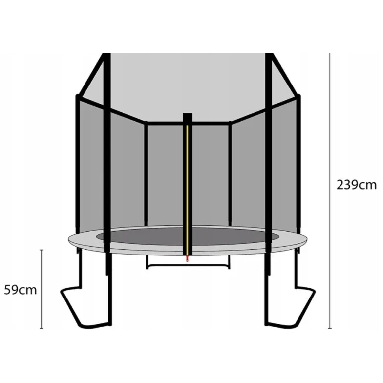 Trampolina Ogrodowa Ultrasport Jumper 180cm 120 kg