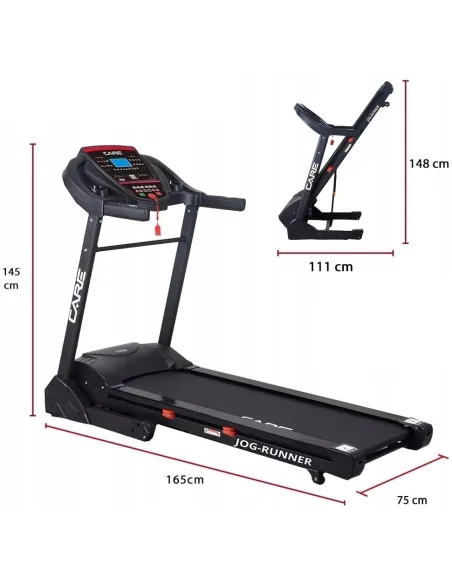 Bieżnia Elektryczna Care Jog Runner 18km/h Składana