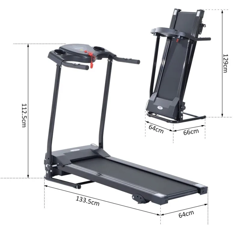 Bieżnia Elektryczna Homcom A90-031 Składana 10km/h