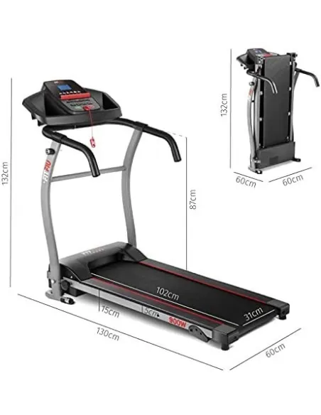Bieżnia FITFIU Fitness MC-100 900W 10km/h Składana