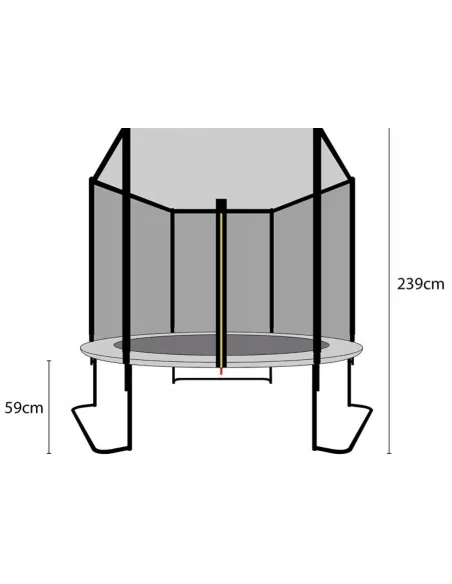 Trampolina Ogrodowa Ultrasport Jumper 180cm 120 kg