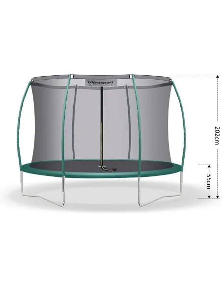 Trampolina Ultrasport Deluxe 244cm Ogrodowa Siatka