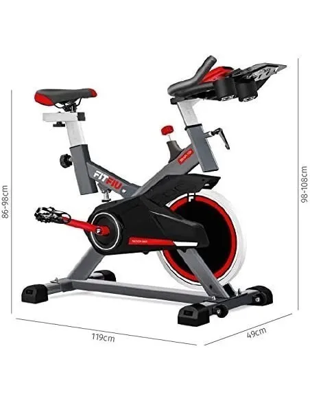 Rower Stacjonarny FITFIU Besp-100 Spinningowy LCD