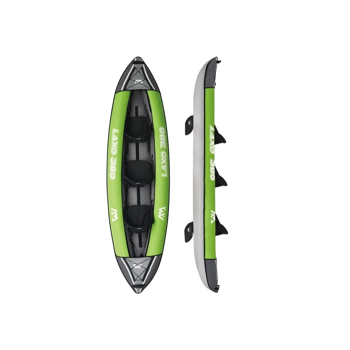 Kajak Dmuchany Aqua Marina Laxo 380 3 Osoby Wiosła