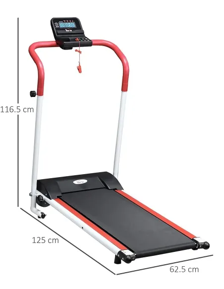 Bieżnia Elektryczna Homcom A90-168 Max 10 Km/h LCD