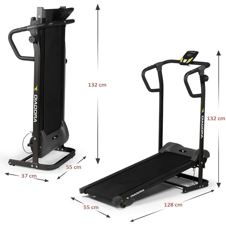 Bieżnia Magnetyczna Diadora Forty Regulacja LCD