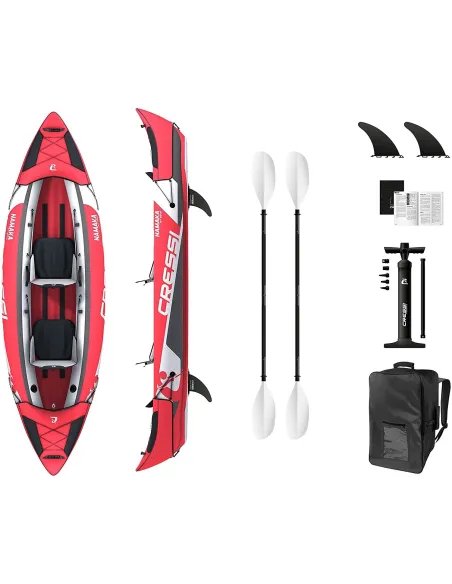 Kajak Dmuchany Cressi Namaka Dwuosobowy Wiosła